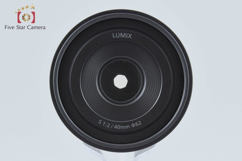 Panasonic LUMIX S 40mm f/2 S-S40 L Mount Black