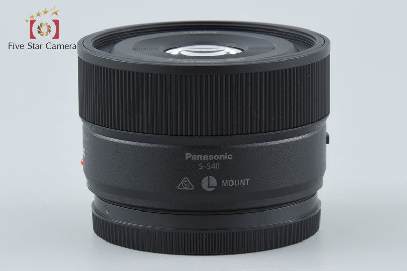 Panasonic LUMIX S 40mm f/2 S-S40 L Mount Black