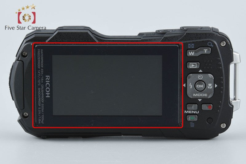 "Shutter count 400" Ricoh Pentax WG-50 Black 16.0 MP Waterproof Action Camera