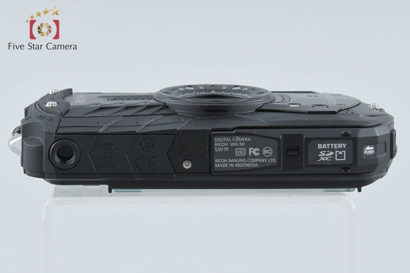 "Shutter count 400" Ricoh Pentax WG-50 Black 16.0 MP Waterproof Action Camera