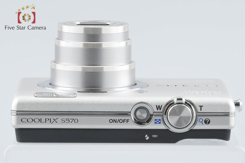 Nikon COOLPIX S570 Silver 12.0 MP Digital Camera