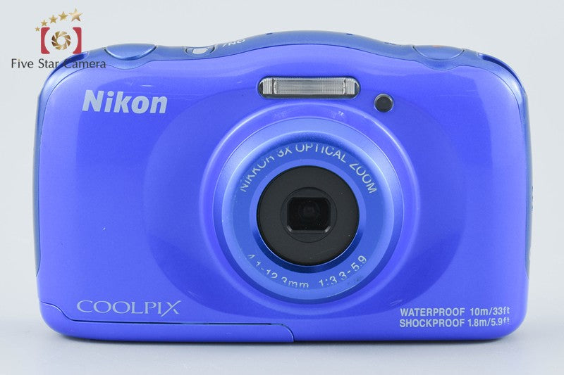 Nikon COOLPIX W100 Blue 13.2 MP Digital Camera