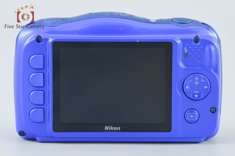 Nikon COOLPIX W100 Blue 13.2 MP Digital Camera