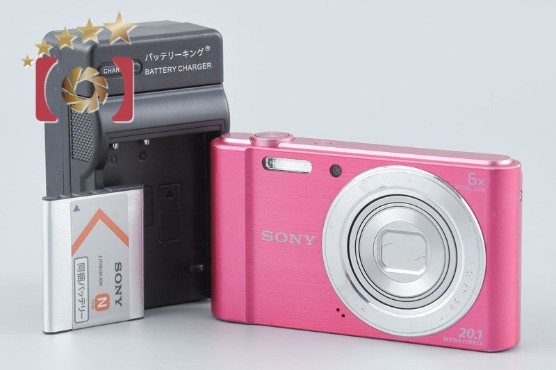 Sony Cyber-Shot DSC-W810 Pink 20.1 MP Digital Camera [Japanese Language Only]