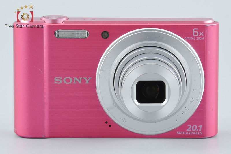 Sony Cyber-Shot DSC-W810 Pink 20.1 MP Digital Camera [Japanese Language Only]