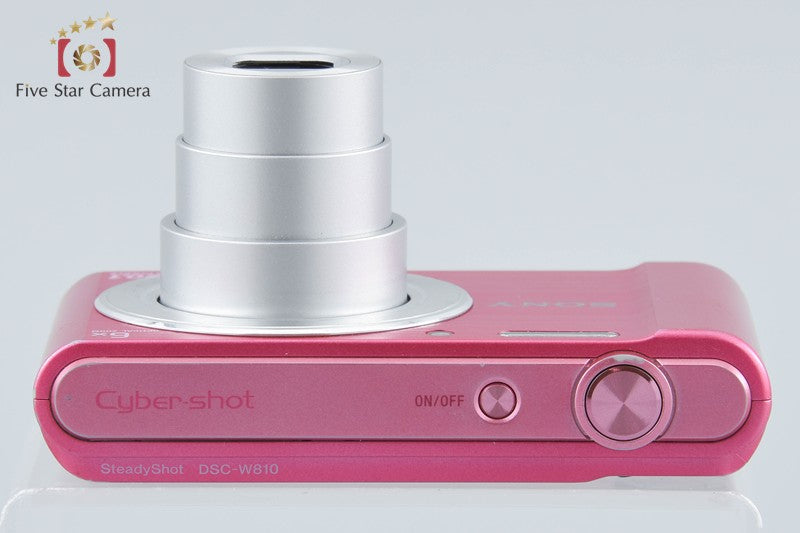 Sony Cyber-Shot DSC-W810 Pink 20.1 MP Digital Camera [Japanese Language Only]