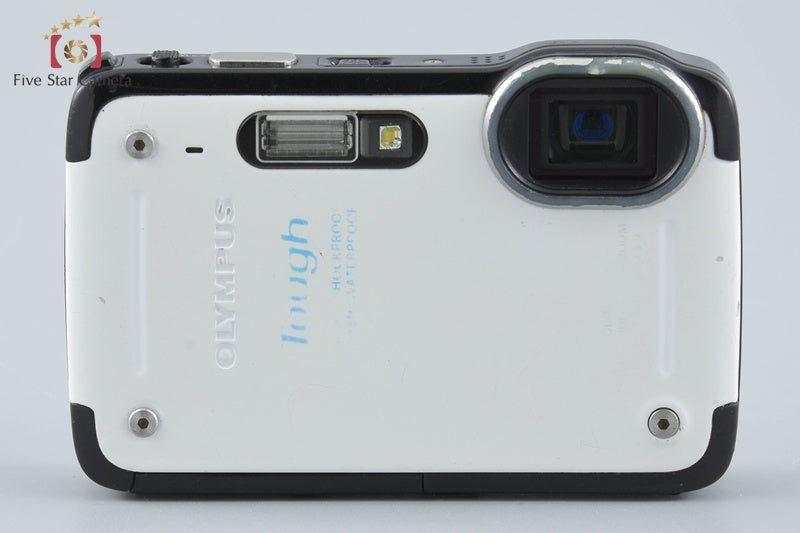 Olympus STYLUS TG-625 Tough White 12.0 MP Digital Camera