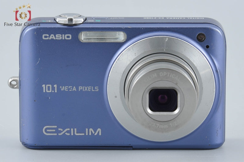 Casio EXILIM ZOOM EX-Z1080 Blue 10.1 MP Digital Camera