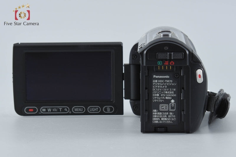 Panasonic HDC-TM70 Black Digital Hi-Vision Video Camera w/ Box