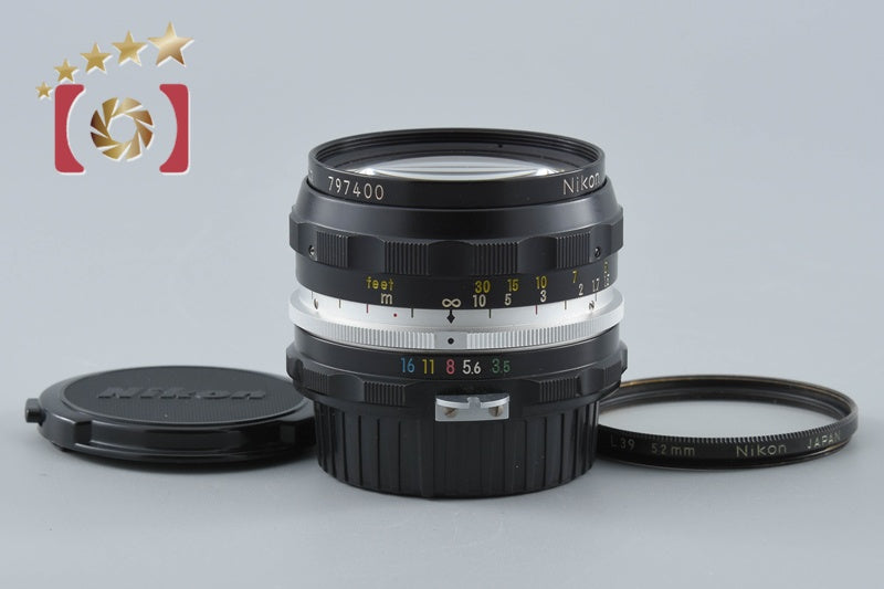 Nikon NIKKOR-H Auto 28mm f/3.5 Non Ai Lens