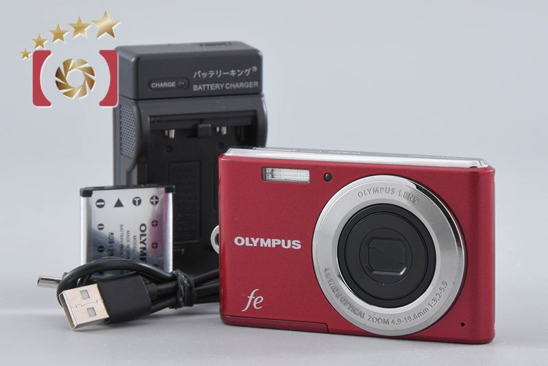 Olympus FE-4050 Red 12.0 MP Digital Camera