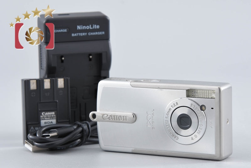 Canon IXY Digital L Platinum Silver 4.0 MP Digital Camera