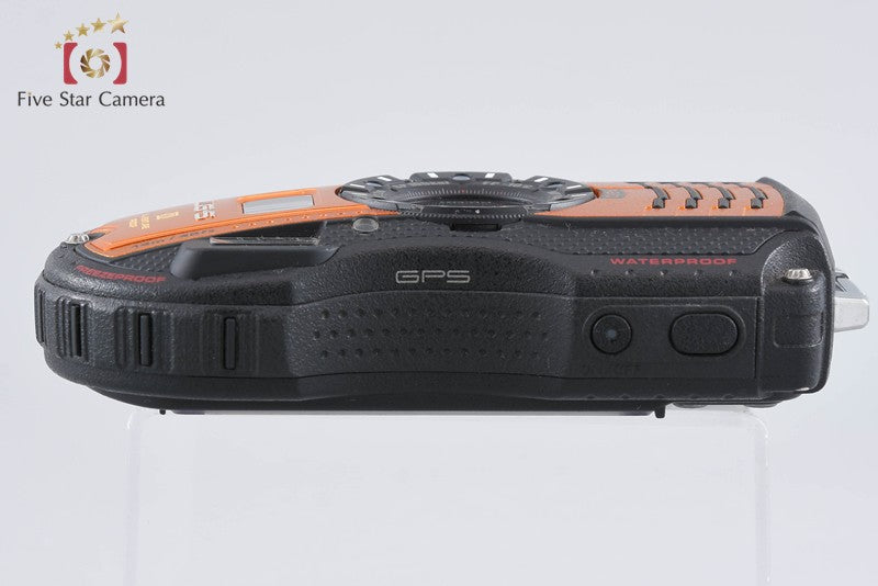 "Count 266" Ricoh Pentax WG-5 GPS Orange 16.0 MP Waterproof Action Camera