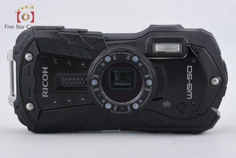"Shutter count 30" Ricoh Pentax WG-50 Black 16.0 MP Waterproof Action Camera
