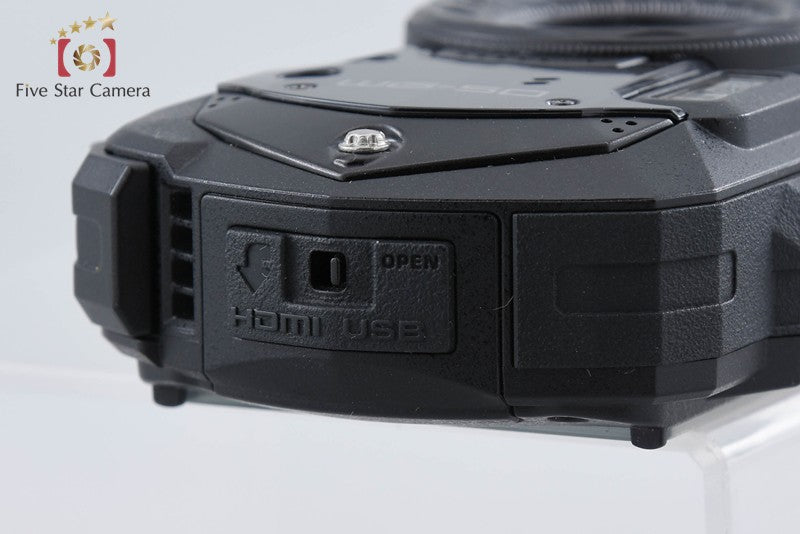 "Shutter count 30" Ricoh Pentax WG-50 Black 16.0 MP Waterproof Action Camera