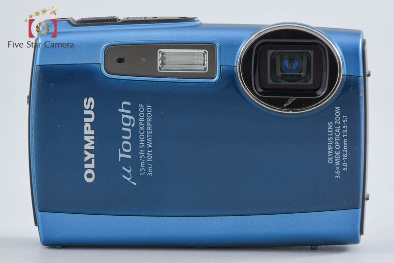 "Count 973" Olympus μ Tough-3000 Blue 12.0 MP 3m Waterproof Digital Camera