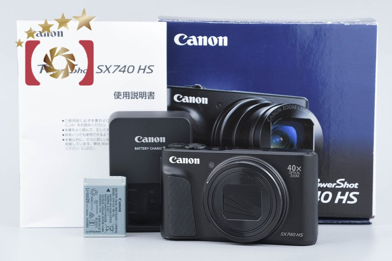 Canon PowerShot SX740 HS Black 20.3 MP Digital Camera w/ Box