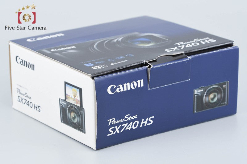 Canon PowerShot SX740 HS Black 20.3 MP Digital Camera w/ Box