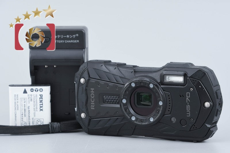 Ricoh PENTAX WG-70 Black 16.0 MP Waterproof Action Camera