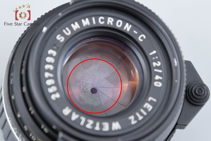 Leica SUMMICRON-C 40mm f/2 for Leica M Mount
