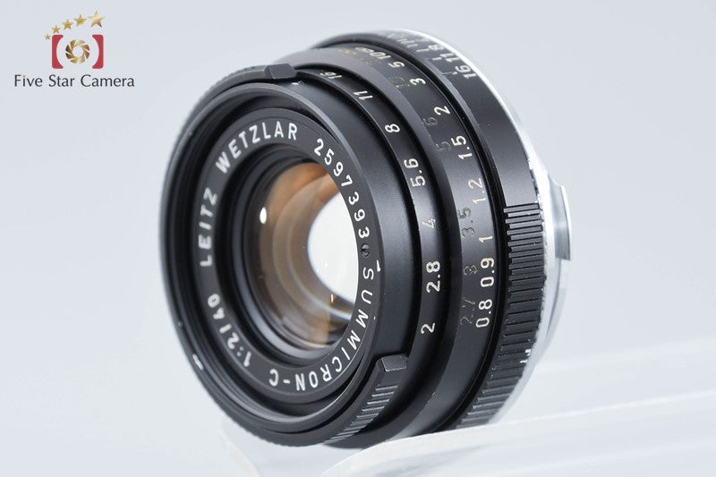 Leica SUMMICRON-C 40mm f/2 for Leica M Mount