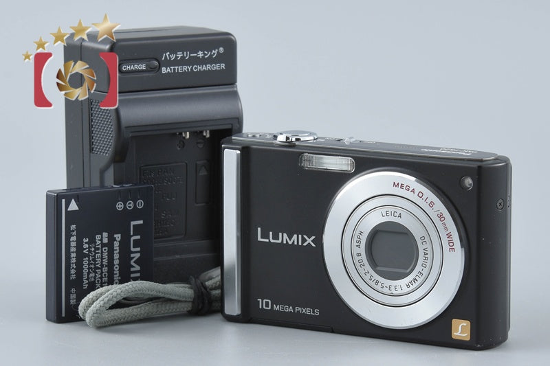 Panasonic LUMIX DMC-FS20 Black 10.1 MP Digital Camera [Japanese Language Only]