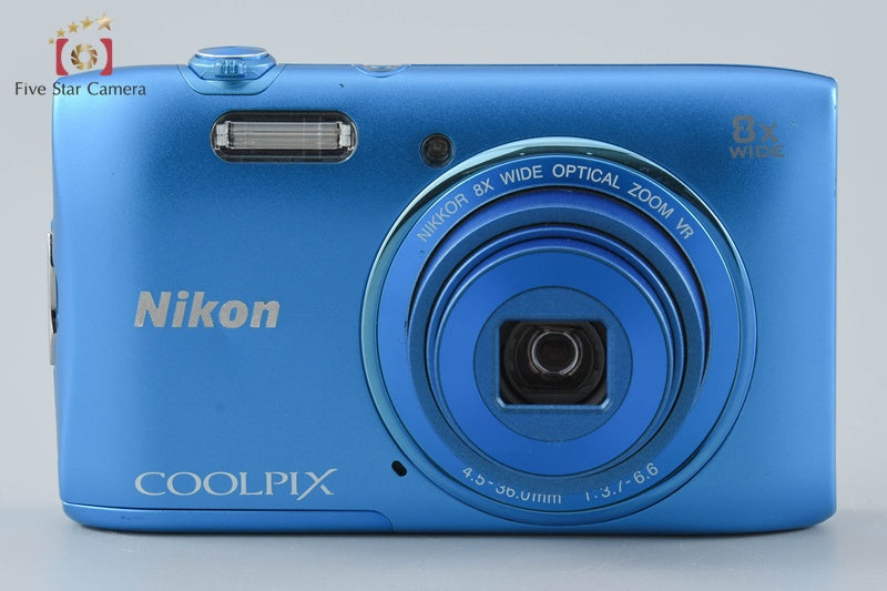Nikon COOLPIX S3600 Cobalt Blue 20.0 MP Digital Camera