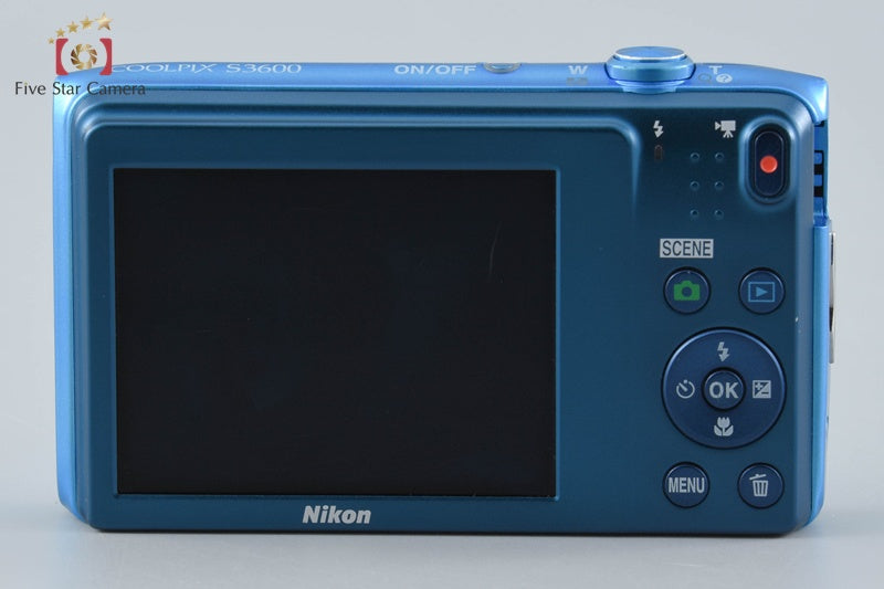 Nikon COOLPIX S3600 Cobalt Blue 20.0 MP Digital Camera