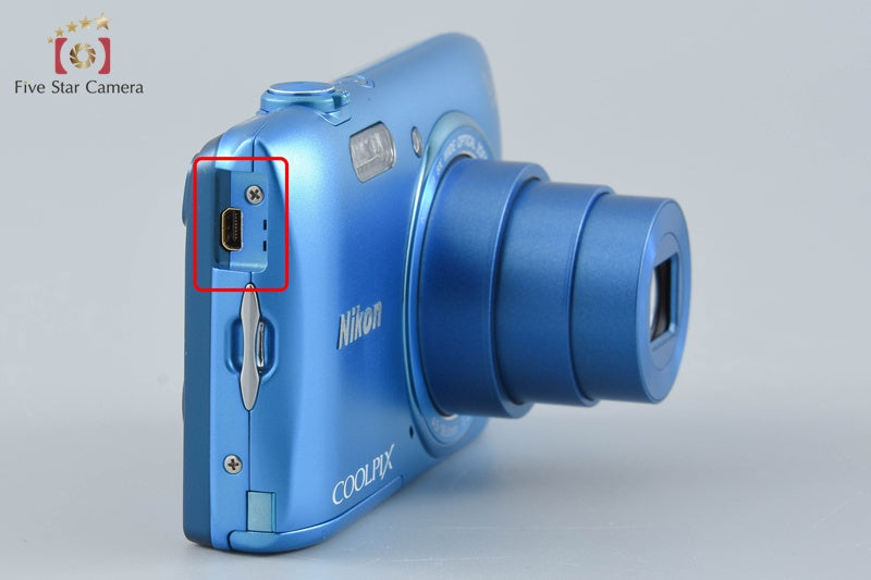 Nikon COOLPIX S3600 Cobalt Blue 20.0 MP Digital Camera