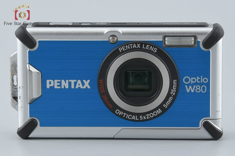 Pentax Optio W80 Azure Blue 12.1 MP Digital Camera