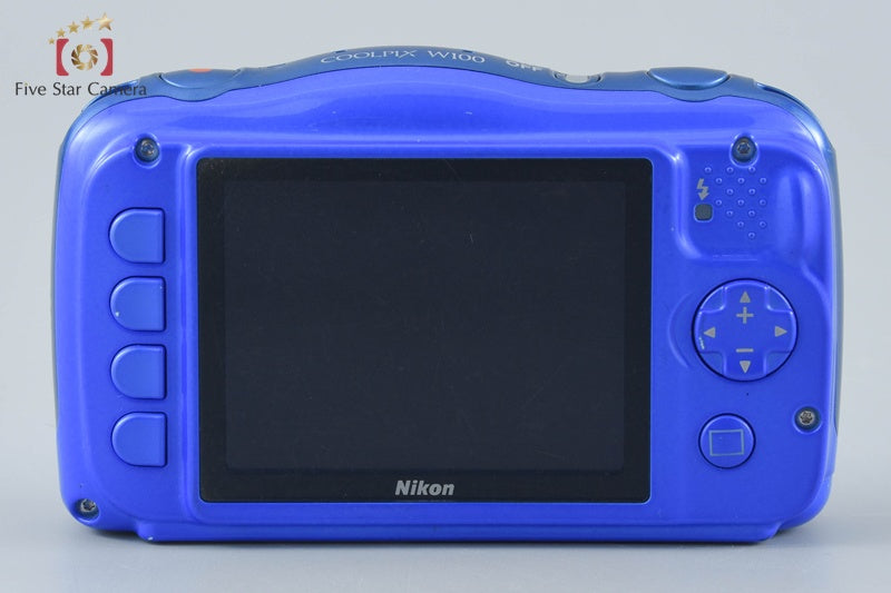 Nikon COOLPIX W100 Blue 13.2 MP Digital Camera