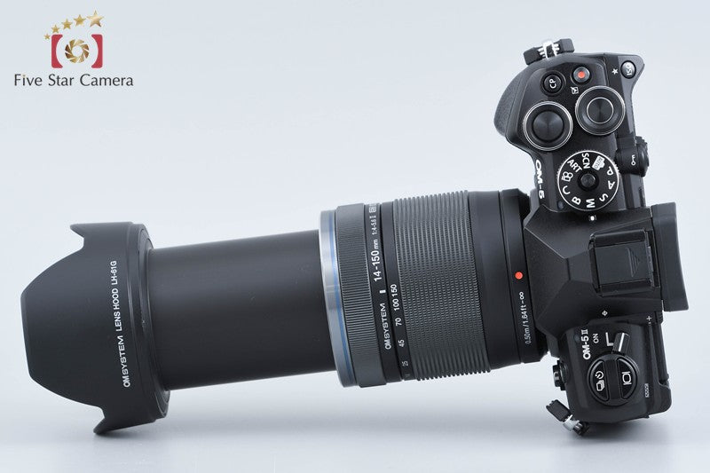 OM SYSTEM OLYMPUS OM-5 Mark II Black 20.3MP 14-150 Lens [Japanese Language Only]