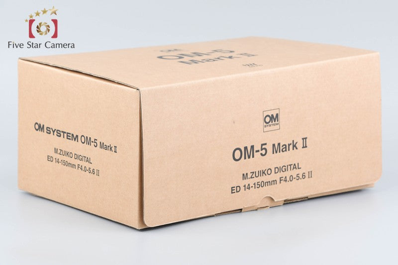 OM SYSTEM OLYMPUS OM-5 Mark II Black 20.3MP 14-150 Lens [Japanese Language Only]