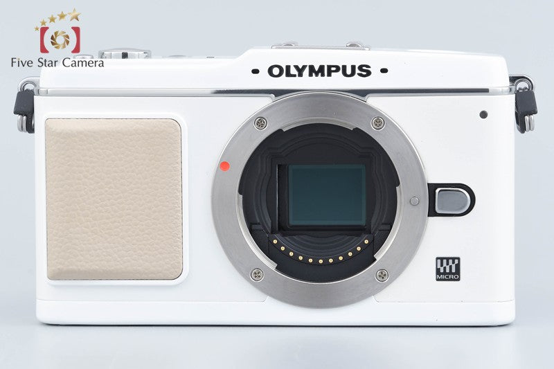 "Count 1,420" Olympus PEN E-P1 White 12.3 MP Digital Camera 14-42 17 Lenses
