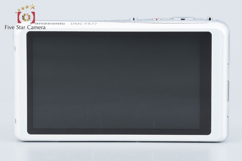 Panasonic LUMIX DMC-FX77 White 12.1 MP Digital Camera [Japanese Language Only]