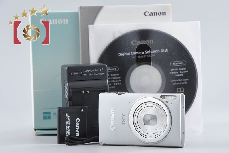 Canon IXY 430F Silver 16.1 MP Digital Camera w/ Box