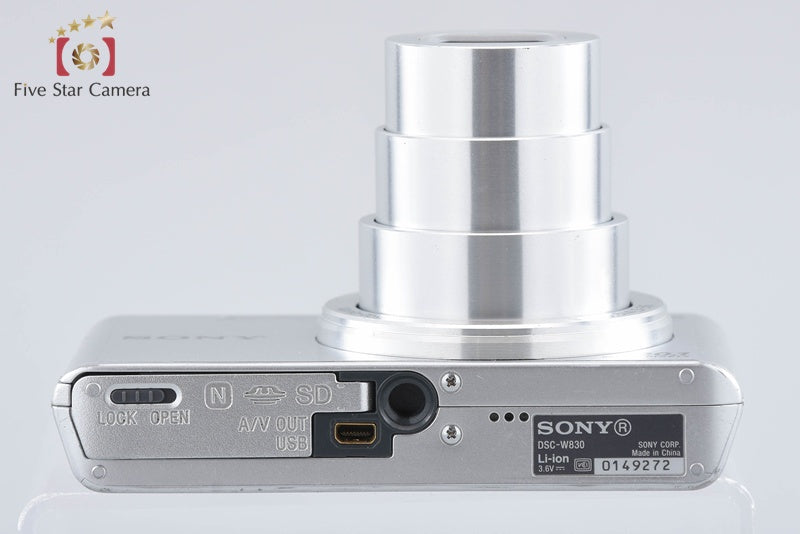 Sony Cyber-Shot DSC-W830 Silver 20.1 MP Digital Camera [Japanese Language Only]