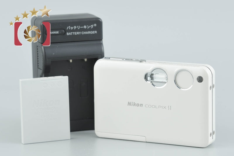 Nikon COOLPIX S1 Cream White 5.1 MP Digital Camera