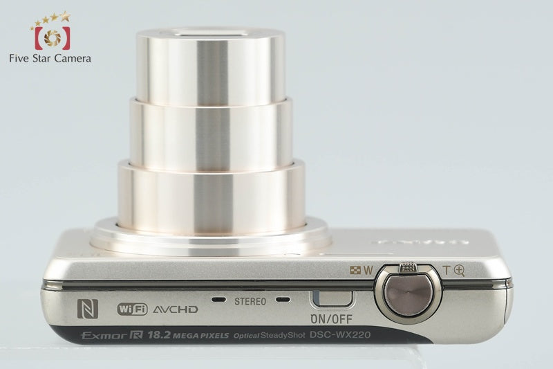Sony Cyber-Shot DSC-WX220 Gold 18.2 MP Digital Camera [Multiple Languages]
