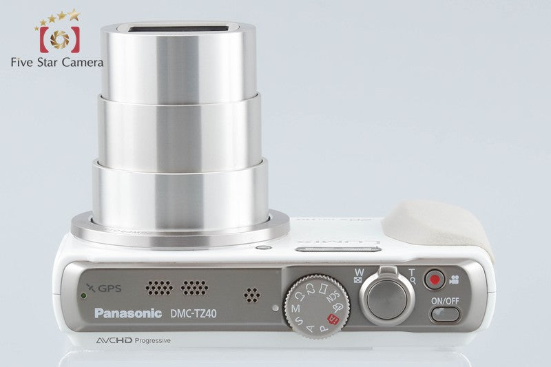 Panasonic LUMIX DMC-TZ40 White 18.1 MP Digital Camera [Japanese Language Only]