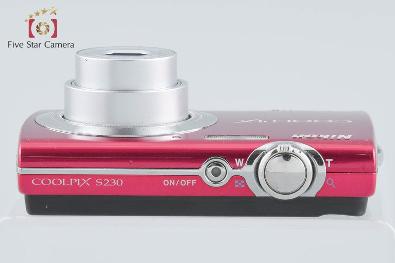 Nikon COOLPIX S230 Rose Red 10.0 MP Digital Camera