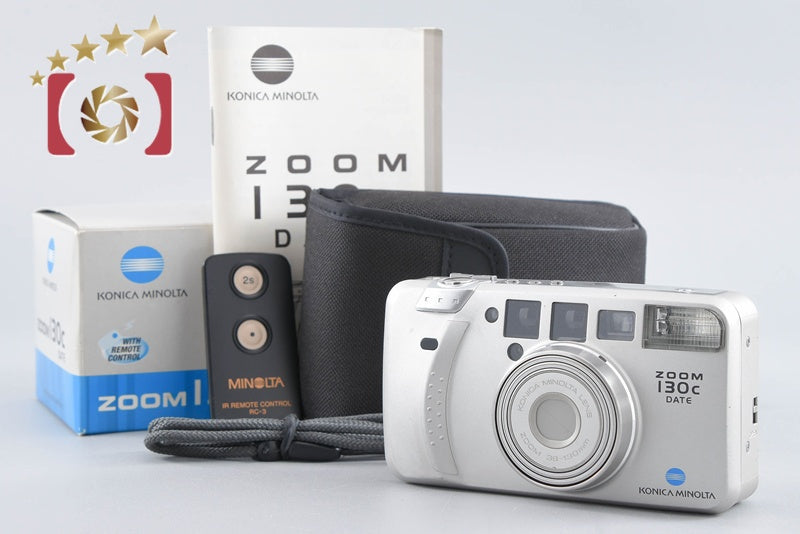 Konica Minolta ZOOM 130c DATE 35mm Point & Shoot Film Camera w/ Box