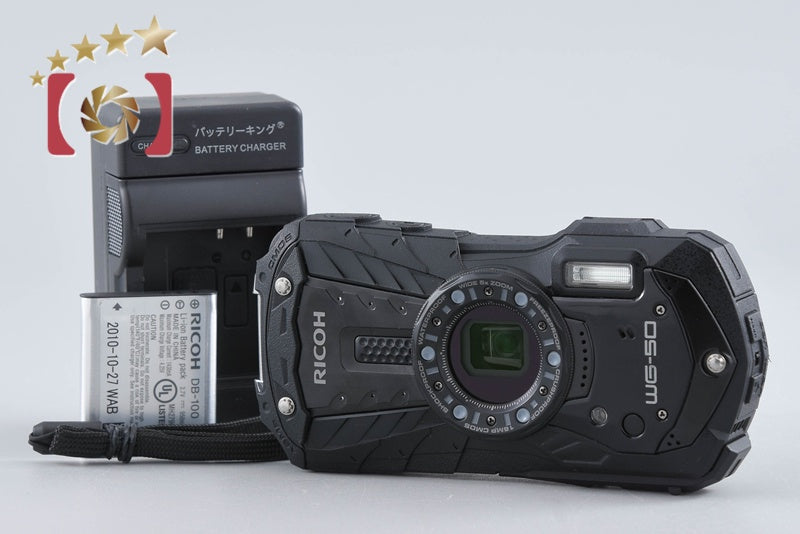 "Shutter count 468" Ricoh Pentax WG-50 Black 16.0 MP Waterproof Action Camera