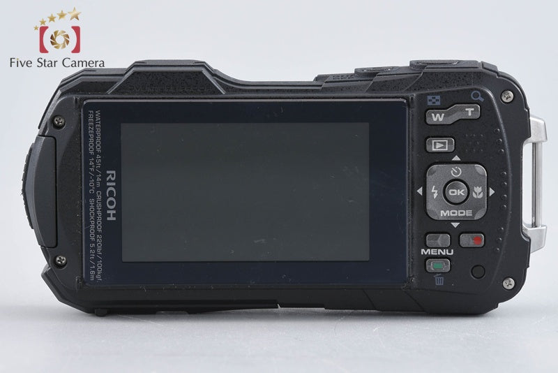 "Shutter count 468" Ricoh Pentax WG-50 Black 16.0 MP Waterproof Action Camera