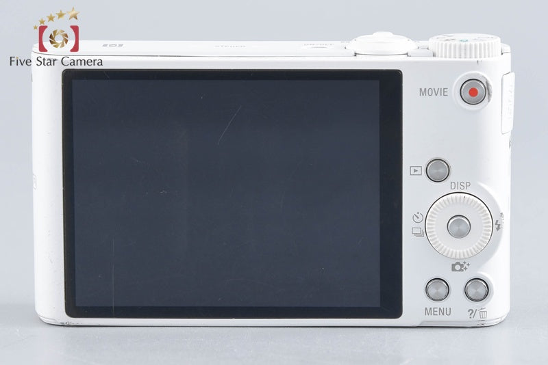 Sony Cyber-Shot DSC-WX350 White 18.2 MP Digital Camera [Multiple Languages]