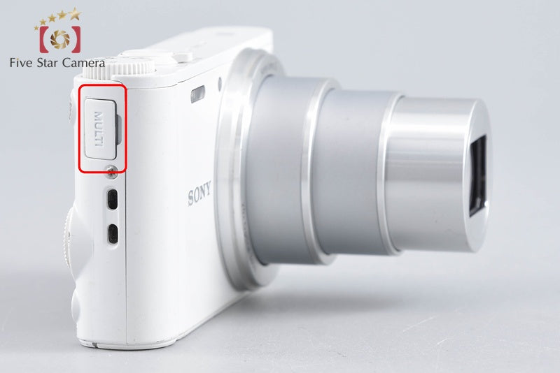 Sony Cyber-Shot DSC-WX350 White 18.2 MP Digital Camera [Multiple Languages]