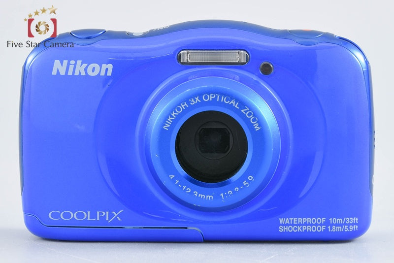 Nikon COOLPIX W100 Blue 13.2 MP Digital Camera