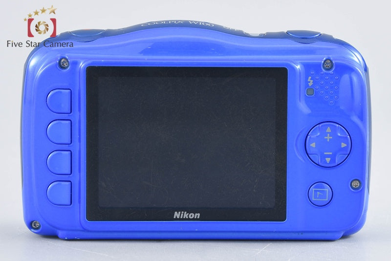 Nikon COOLPIX W100 Blue 13.2 MP Digital Camera
