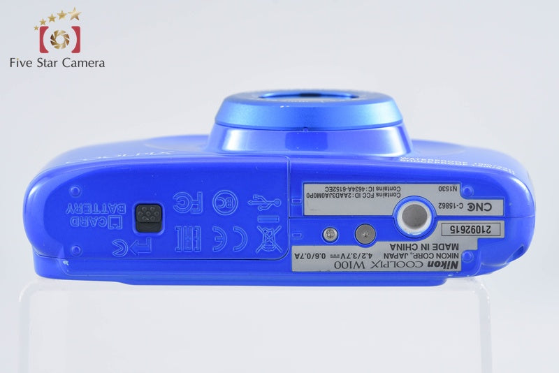 Nikon COOLPIX W100 Blue 13.2 MP Digital Camera
