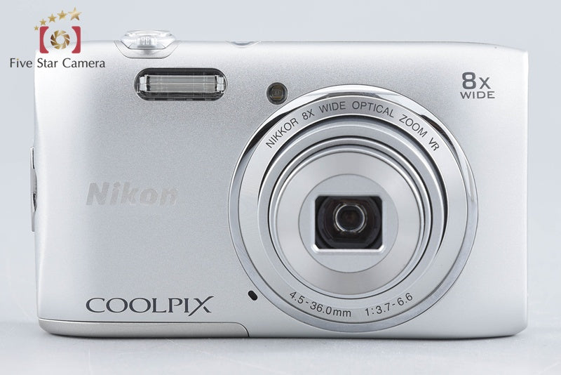Nikon COOLPIX S3600 Crystal Silver 20.0 MP Digital Camera